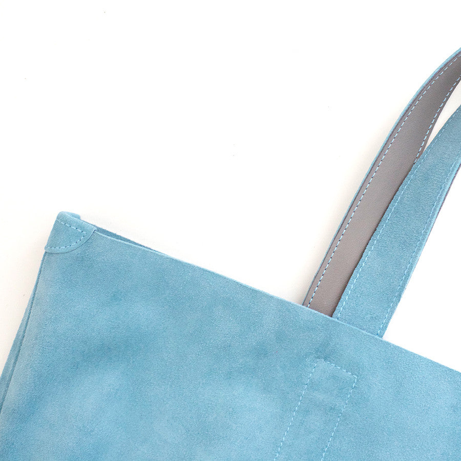 The Nora | turquoise suede